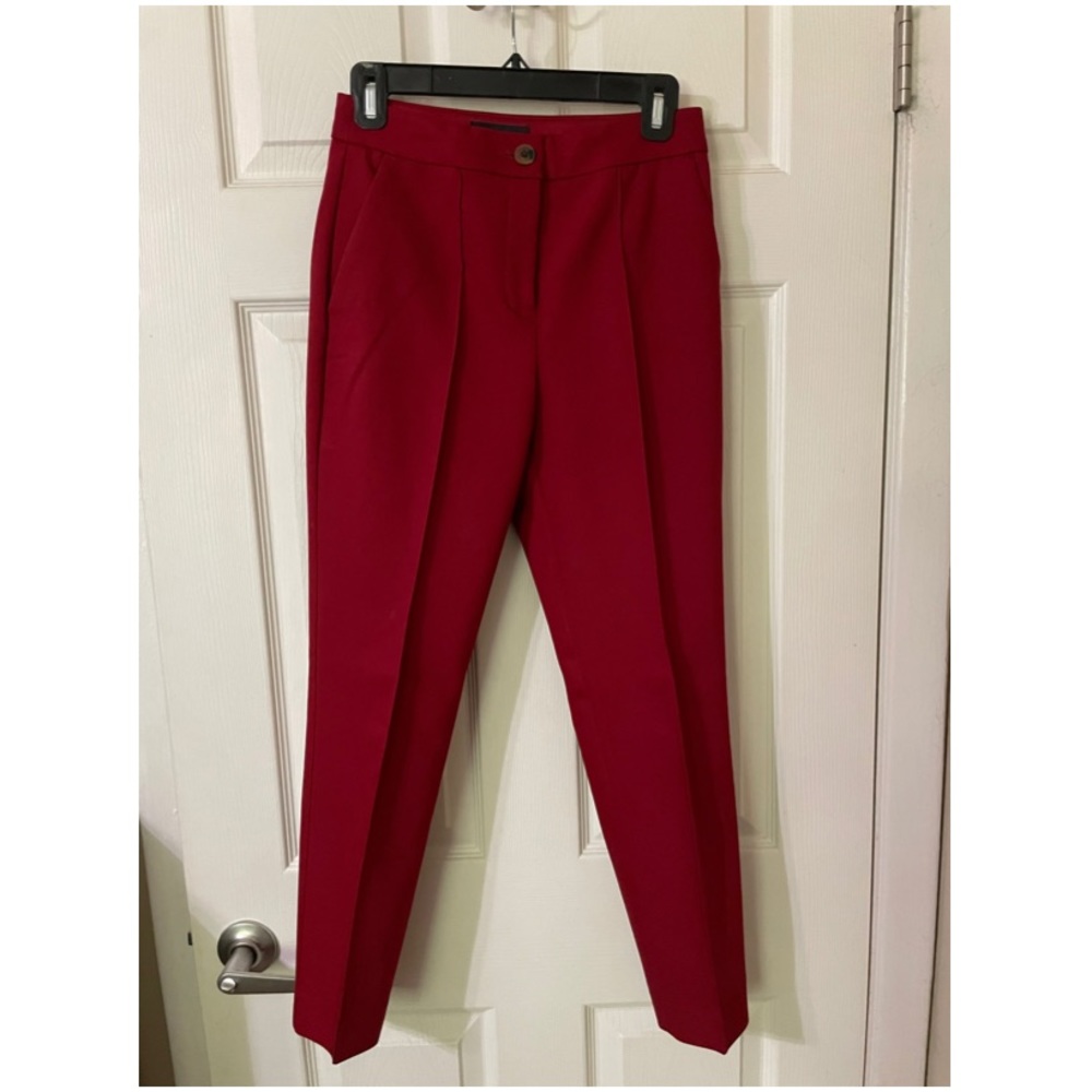 Express Red Ankle Pant